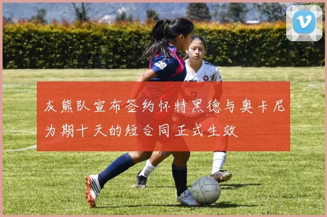 灰熊队宣布签约怀特黑德与奥卡尼为期十天的短合同正式生效